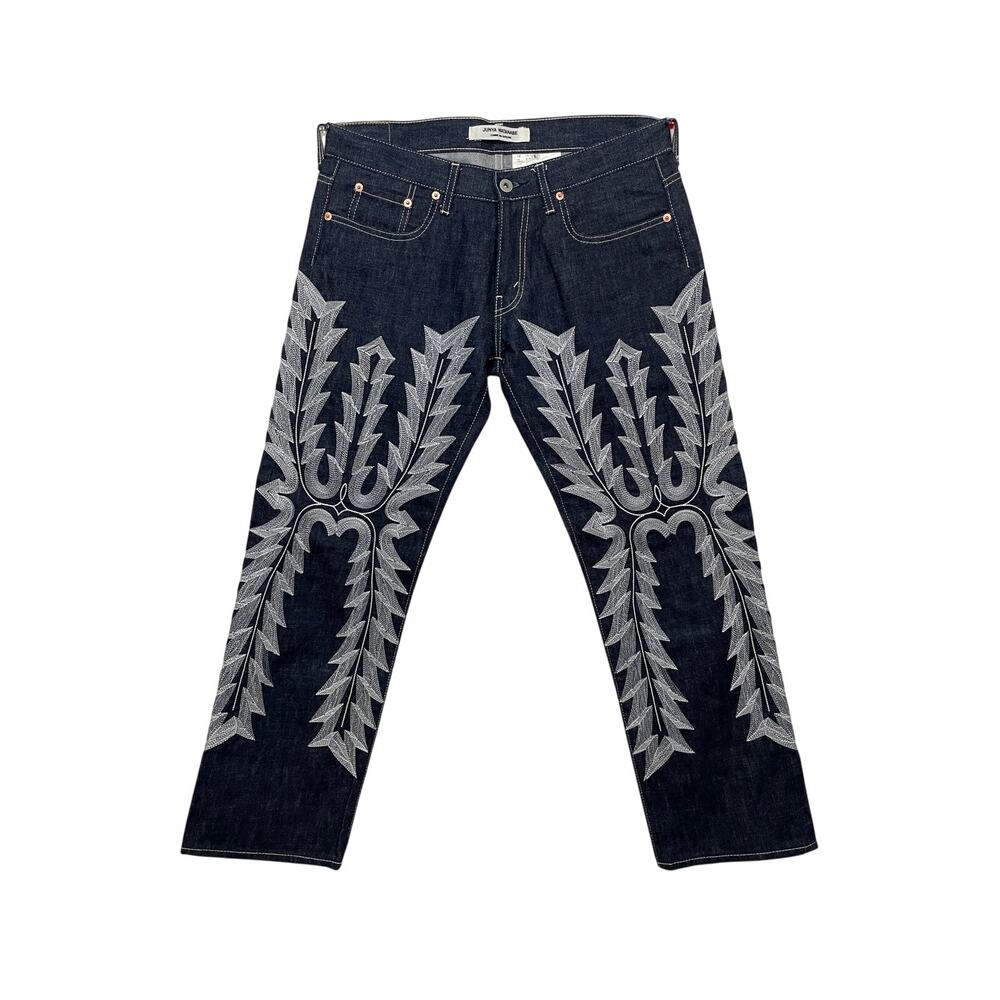 Junya Watanabe Embroidered Denim Jeans